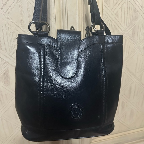 Handbags - Elegant Black Leather Women's Bag